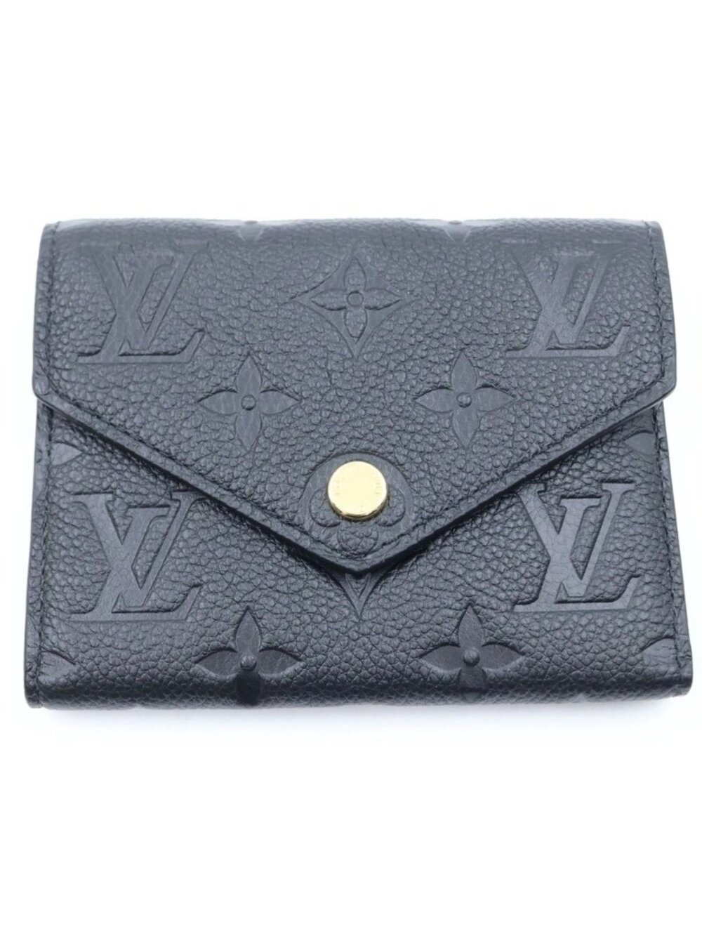 Louis Vuitton Portefeuille Victorine Compact Wallet Trifold Monogram Empreinte